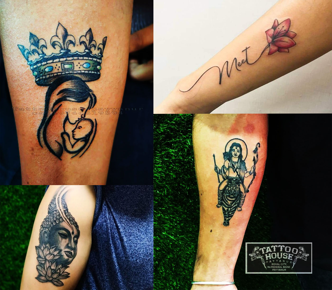 Tattoo designs for boys and girls color and black and white